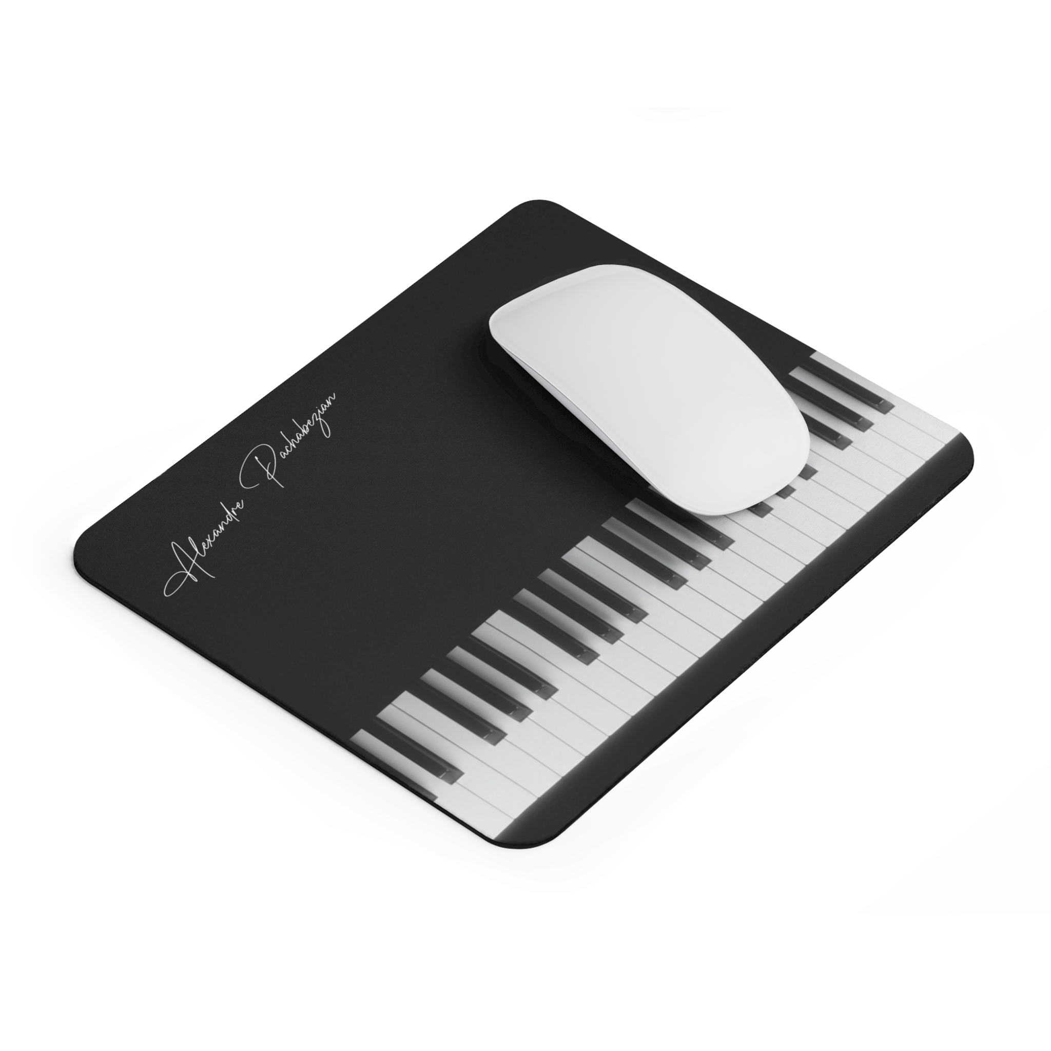 (EUR) Black Mouse Pad with keys & Alexandre Pachabezian signature – Image 3